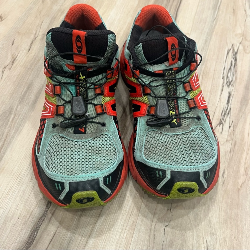 Salomon XR Mission 9.5 Trail Running hiking bight tennis Shoe off road XC dirt - Picture 14 of 15